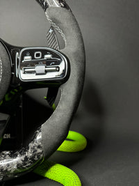 Mercedes AMG Sportlenkrad Forged Carbon Farbsplitter (Upgrade auf Facelift)