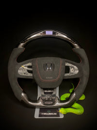 Volant sport Honda en carbone (LED)