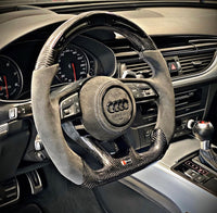 Volant sport Audi carbone (LED)