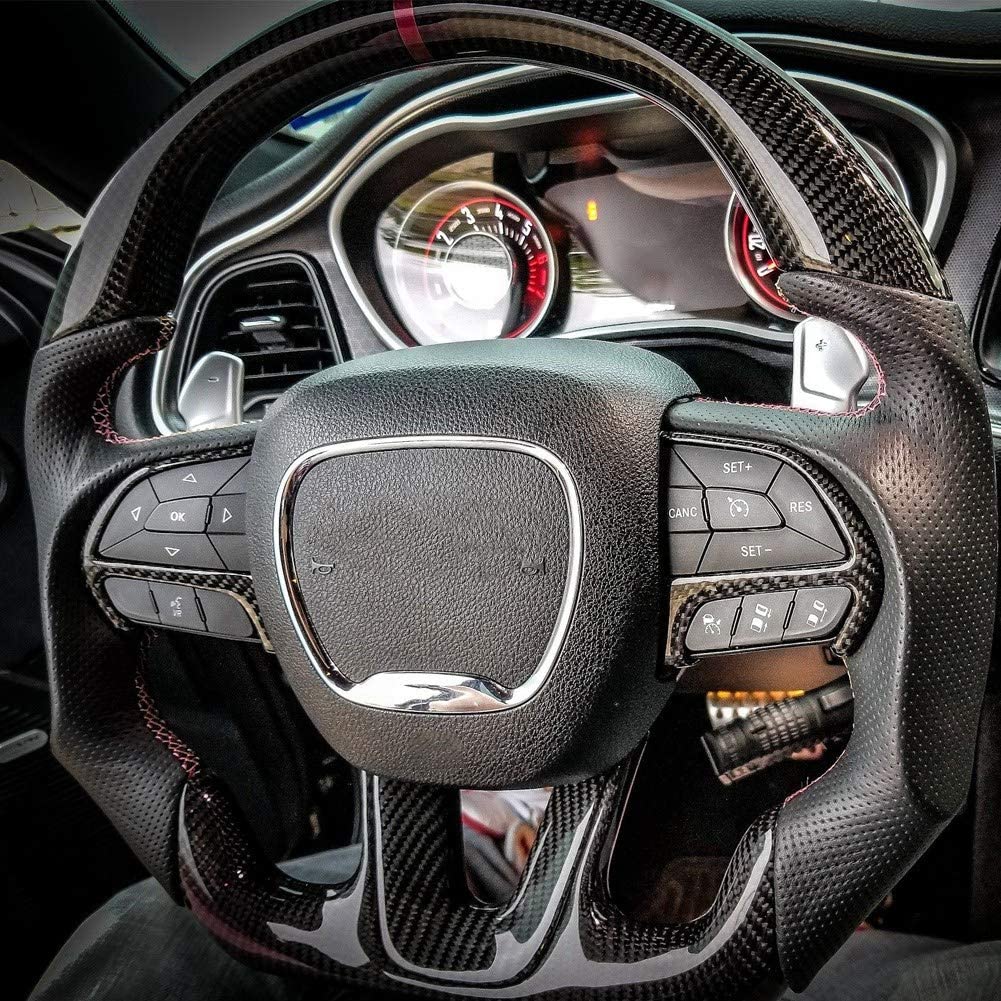 Volant sport Dodge Carbone