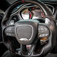 Volant sport Dodge Carbone