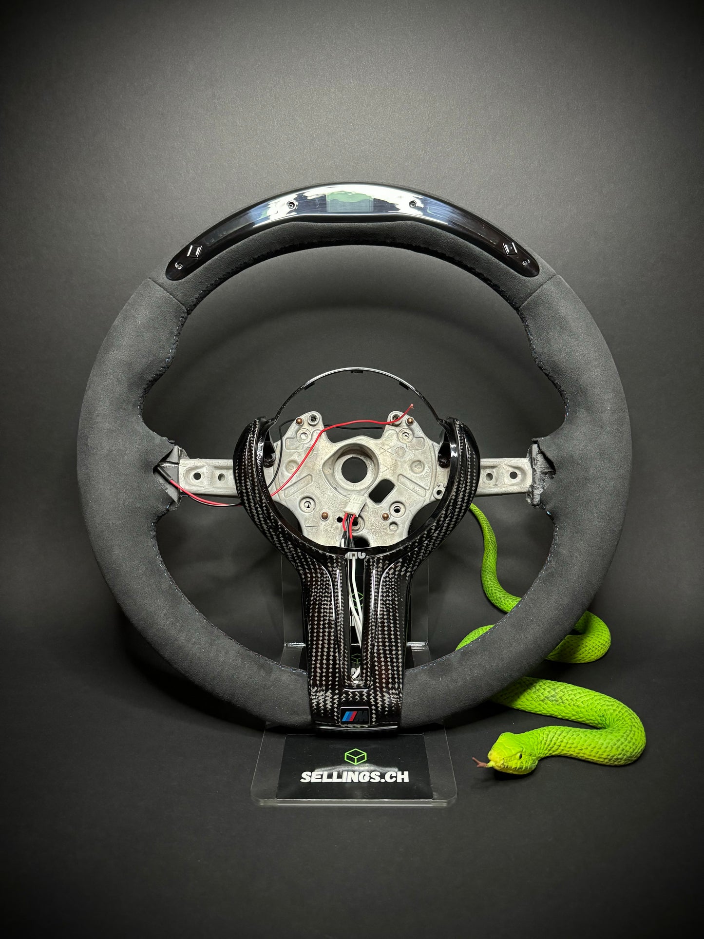 Volant sport BMW Alcantara (LED) Série F