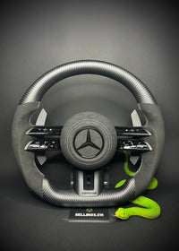Mercedes AMG Sport Steering Wheel Carbon Matte (Upgrade to Facelift)