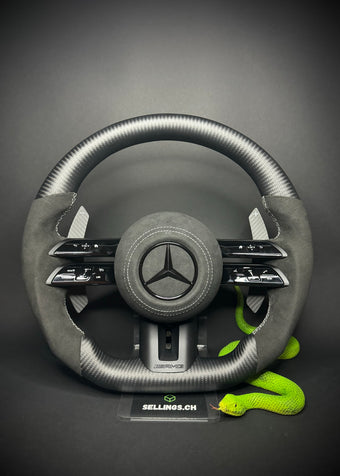 compare product Mercedes AMG Sport Steering Wheel Carbon Matte (Upgrade to Facelift)