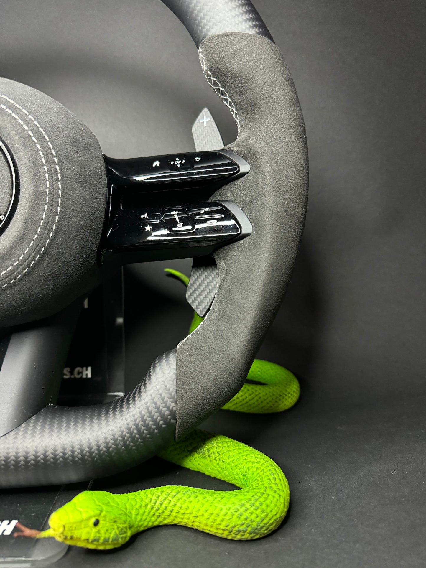 Mercedes AMG Sport Steering Wheel Carbon Matte (Upgrade to Facelift)