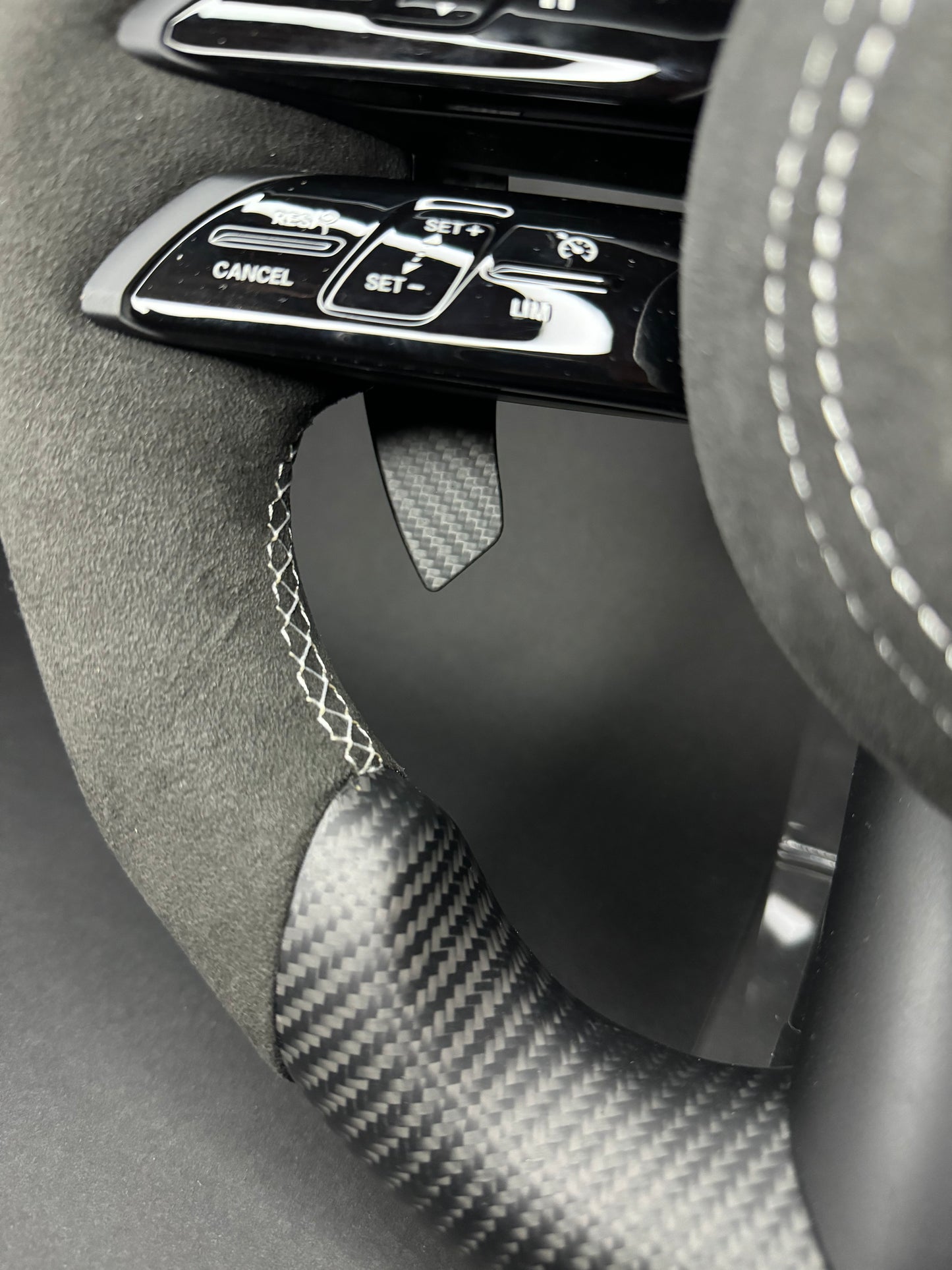 Mercedes AMG Sport Steering Wheel Carbon Matte (Upgrade to Facelift)