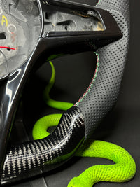 Volant sport Alfa Romeo en carbone (LED)