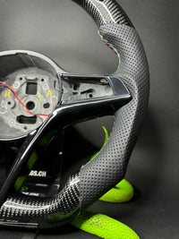 Volant sport Alfa Romeo en carbone (LED)