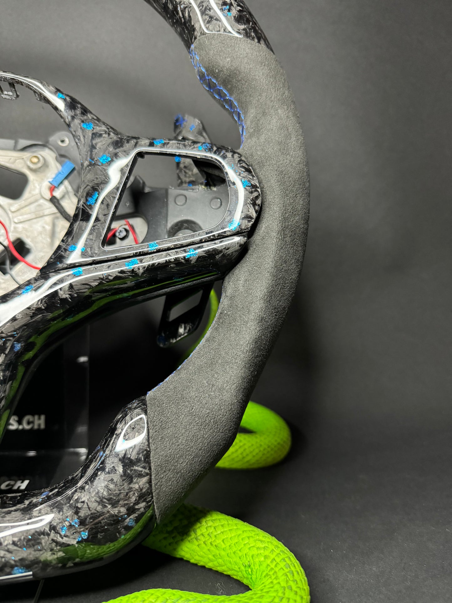 BMW Sport Steering Wheel Forged Carbon Color Flakes (LED) G-Series