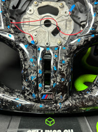 BMW Sport Steering Wheel Forged Carbon Color Flakes (LED) G-Series
