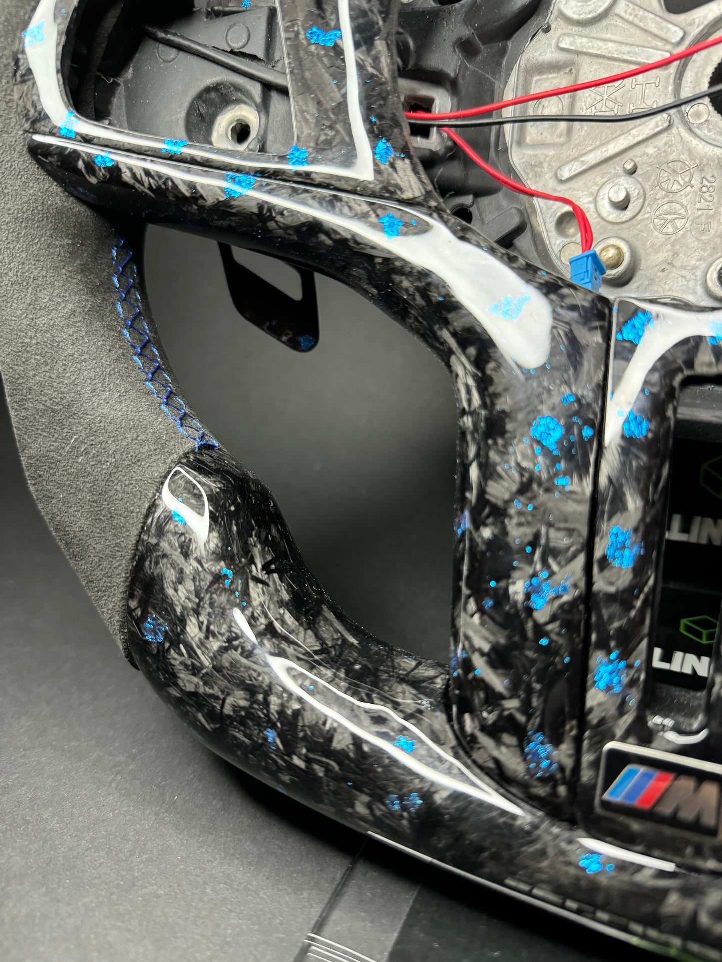 BMW Sport Steering Wheel Forged Carbon Color Flakes (LED) G-Series