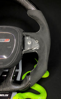 Volant sport Dodge Carbone