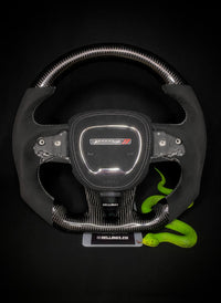 Volant sport Dodge Carbone