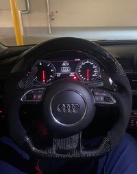 Volant sport Audi carbone (LED)