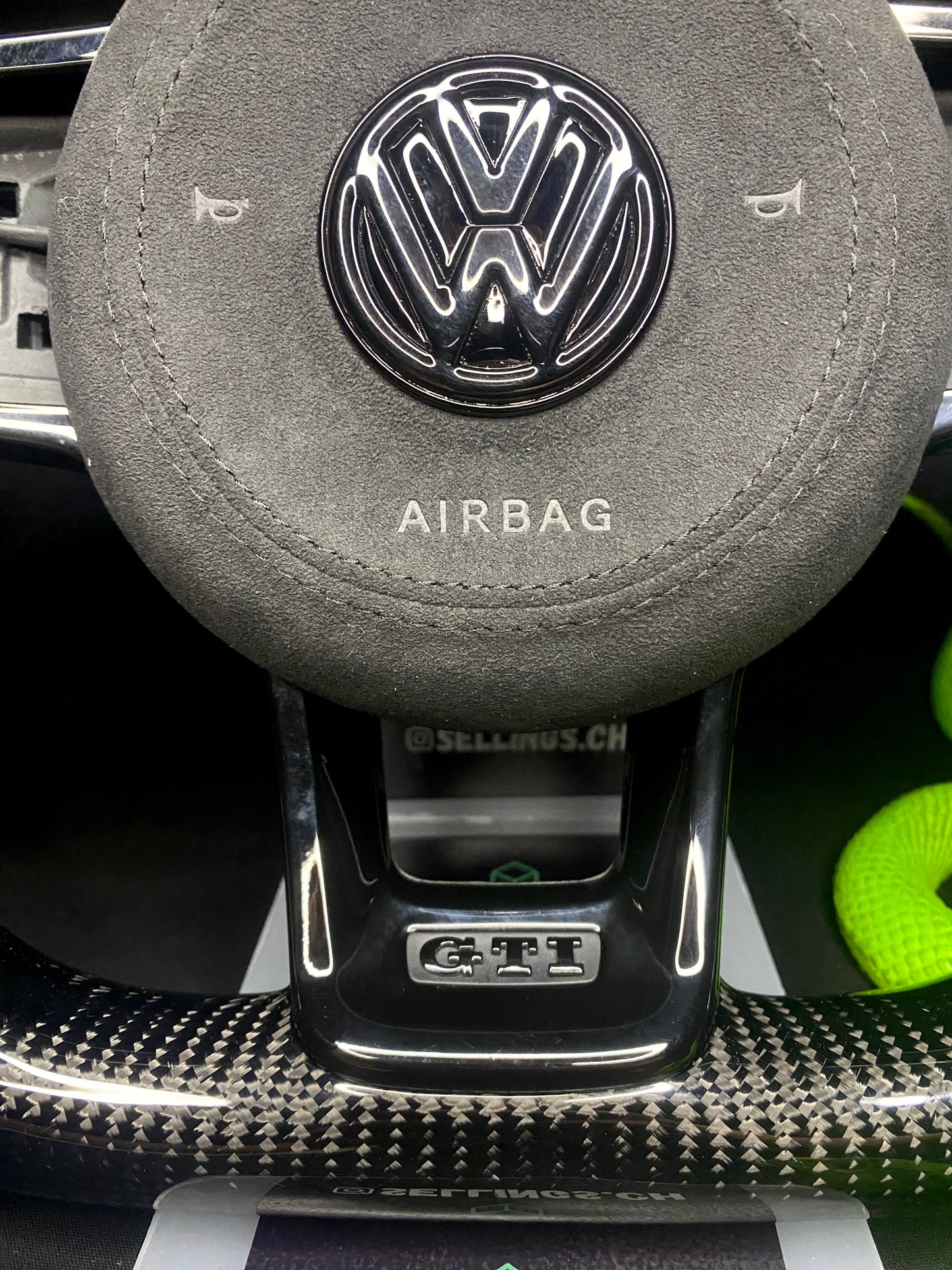 VW Golf 7/7.5 Sportlenkrad Carbon (LED) All Black