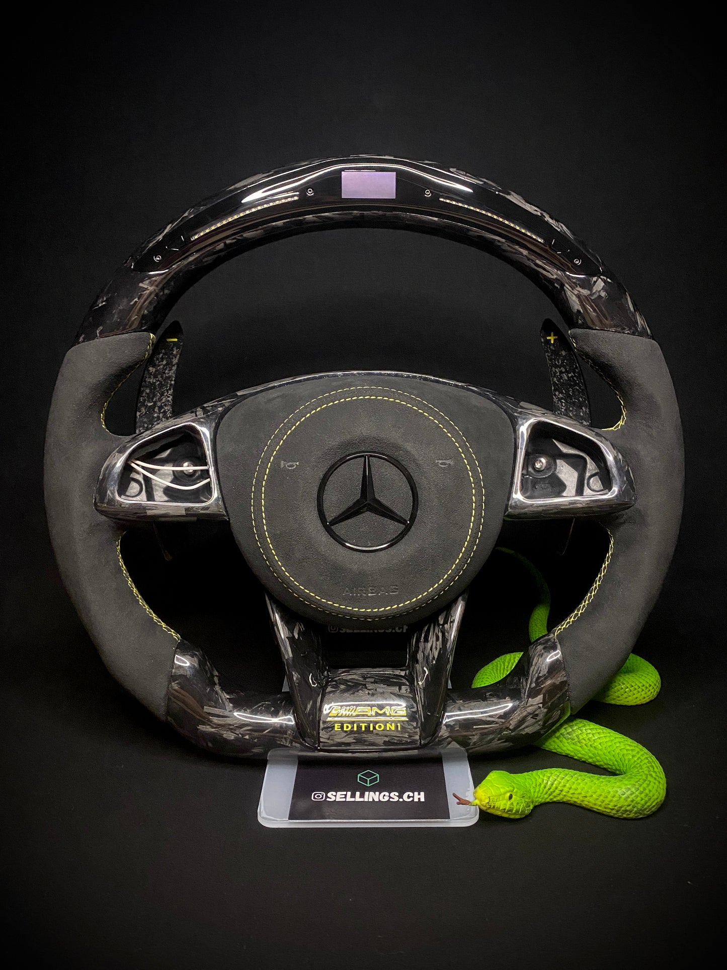 Mercedes AMG Sportlenkrad Forged Carbon (LED)