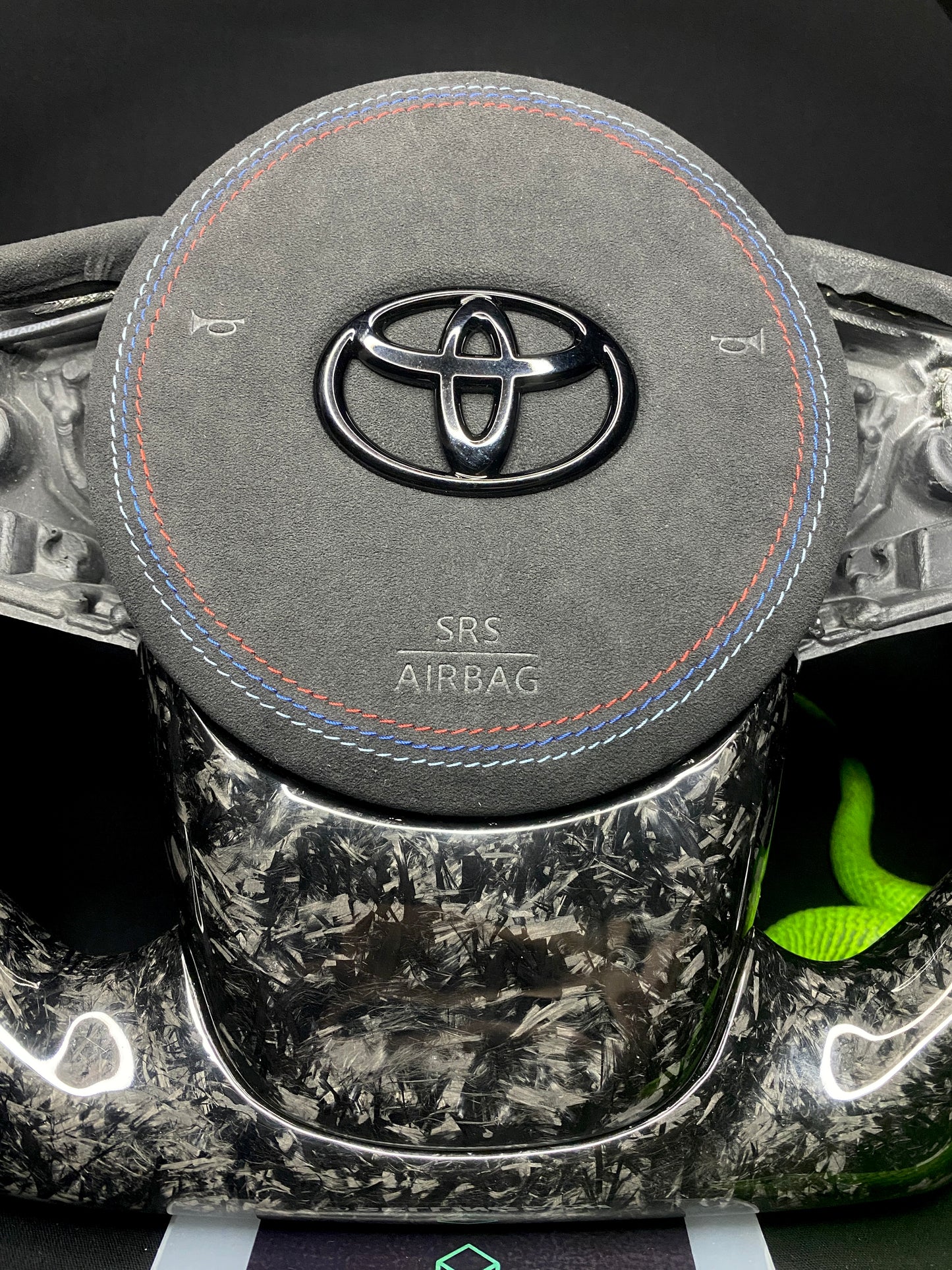 Volant Sport Toyota Supra Carbone forgé (LED)