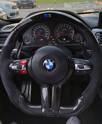 Volant Sport BMW Carbone (LED) Série F