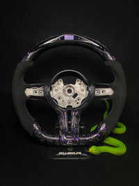 BMW Sport Steering Wheel Forged Carbon Color Flakes (LED) F-Series