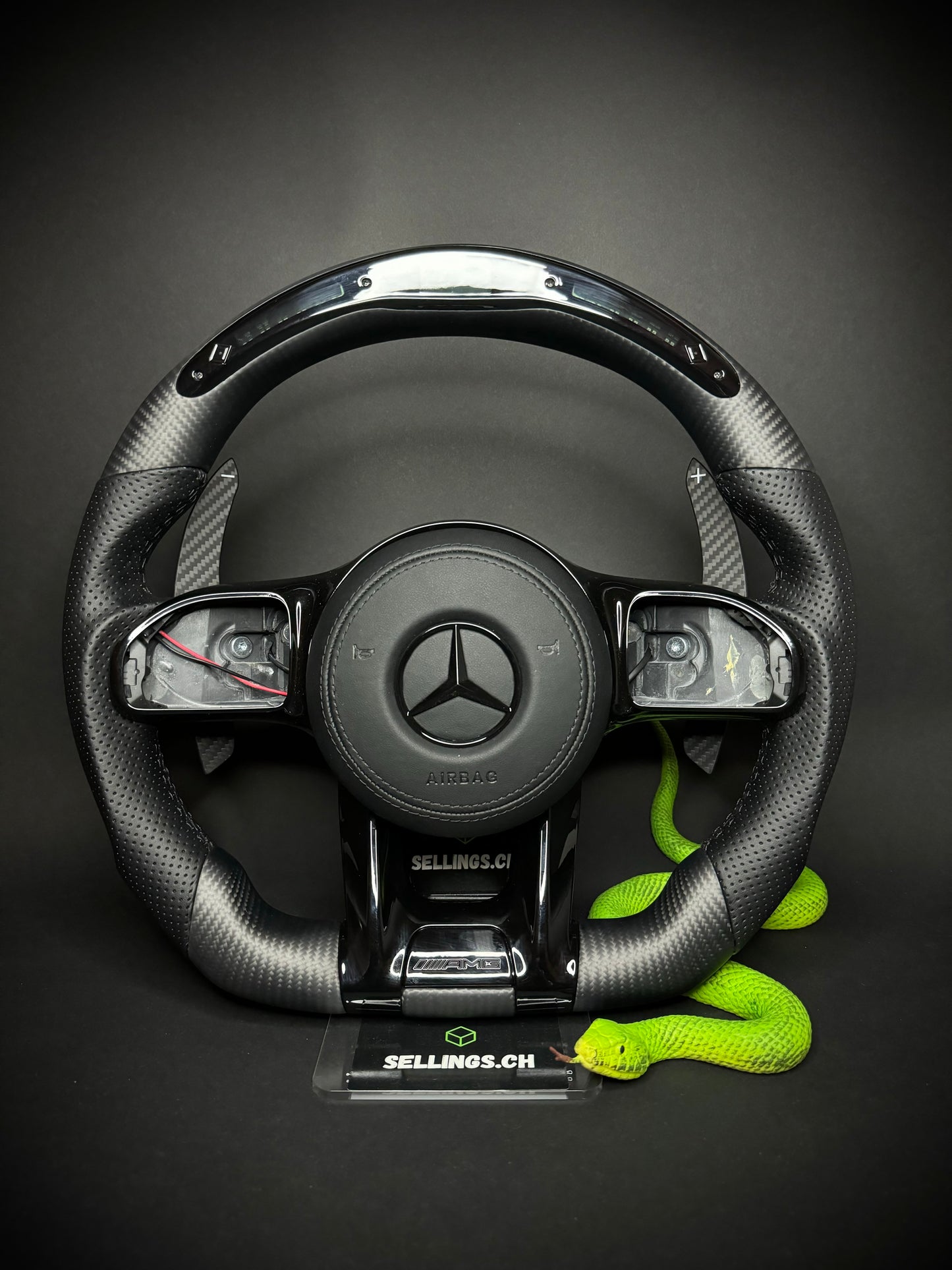 Mercedes AMG Sportlenkrad Carbon Matt (LED)