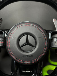 Mercedes AMG Sport Steering Wheel Black LED (Upgrade to Facelift)