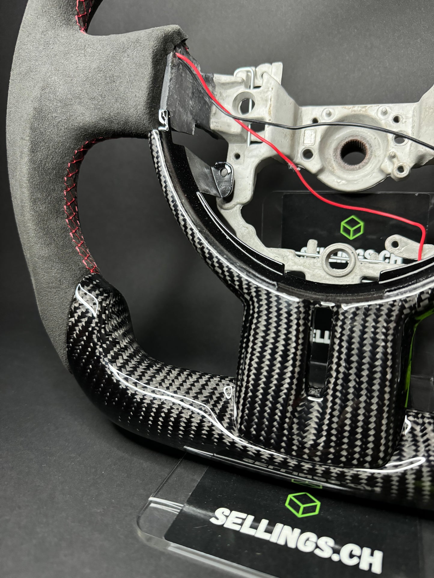 Toyota GT86 Carbon Sports Steering Wheel (LED)
