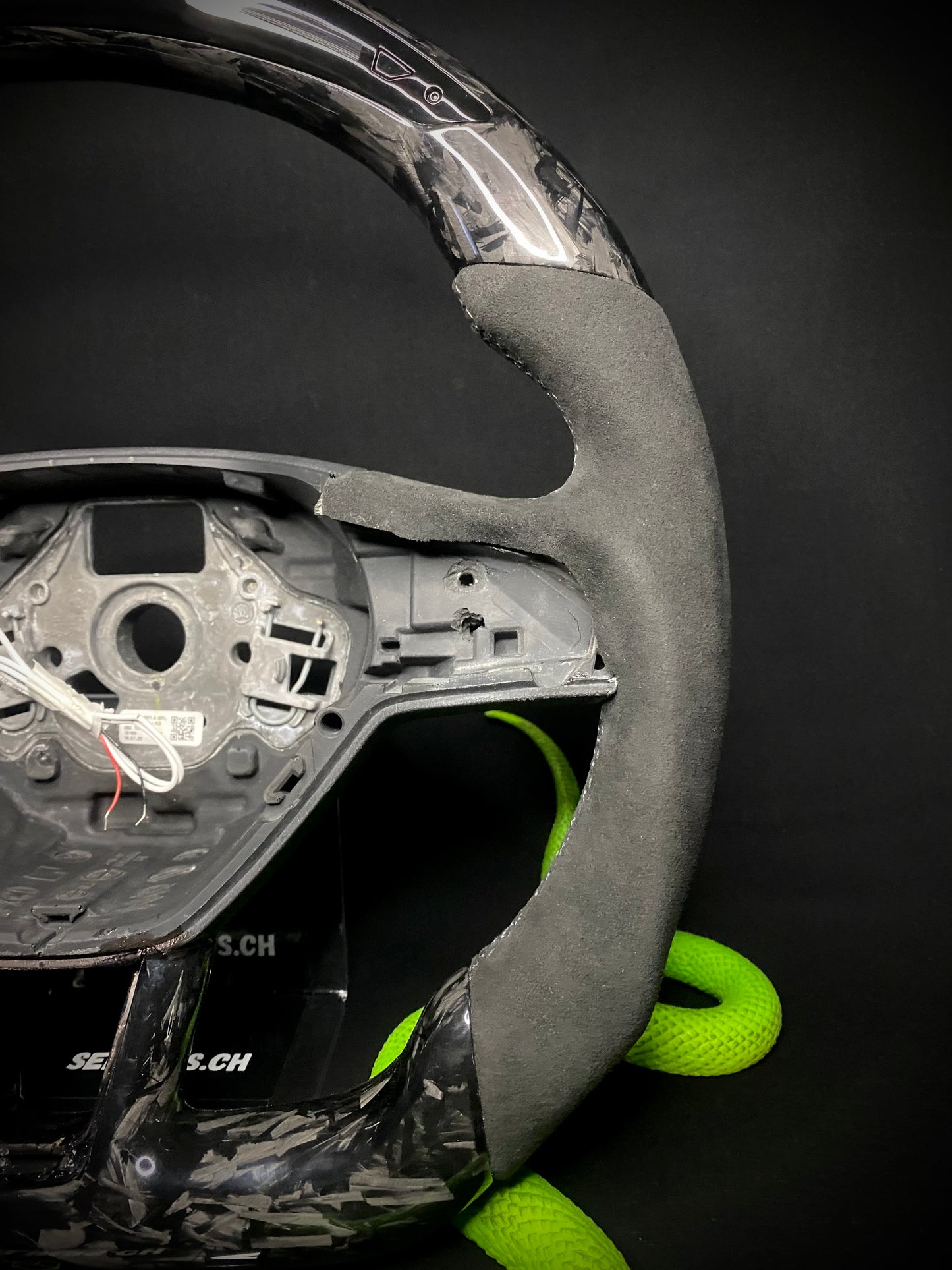 Skoda Sport Steering Wheel Forged Carbon (LED)