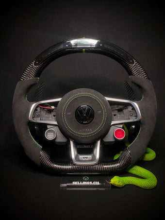 compare product VW Golf 7/7.5 Sportlenkrad Carbon R8 (LED)