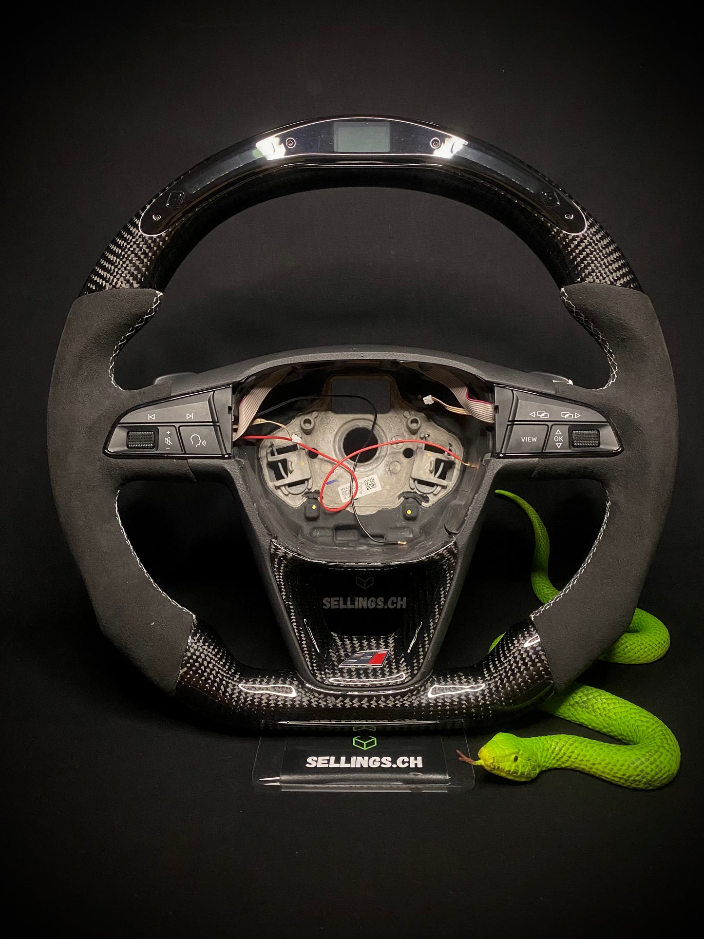 Volant sport Seat en carbone (LED)