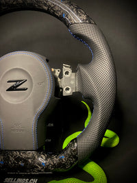 Nissan 350z Volant sport Forged Carbon Éclats de couleur