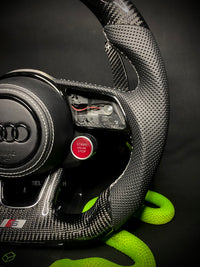 Volant sport Audi carbone (LED)