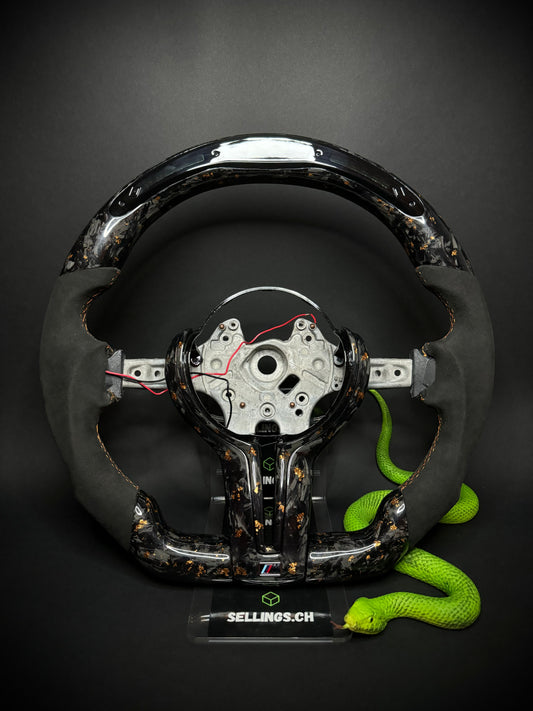 BMW Sportlenkrad Forged Carbon Farbsplitter (LED) F-Serie