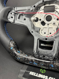 VW Golf 7/7.5 Sportlenkrad Forged Carbon Farbsplitter (LED)